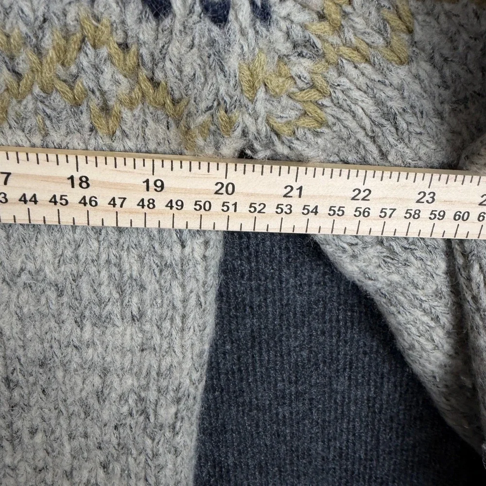 Timberland Limited Collection Vintage‎ Handknit Wool Sweater XL Snowflake